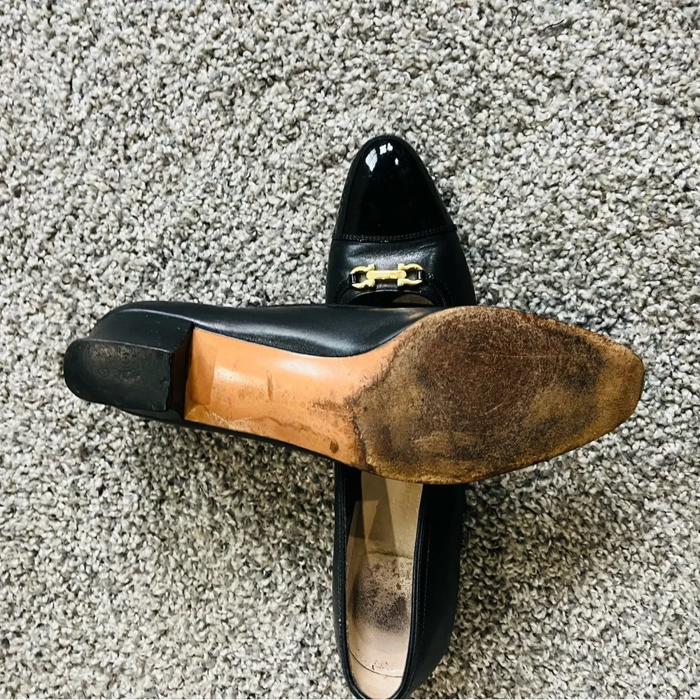 Salvatorre Ferragamo Heels 10 1/2 A narrow - Picture 6 of 7